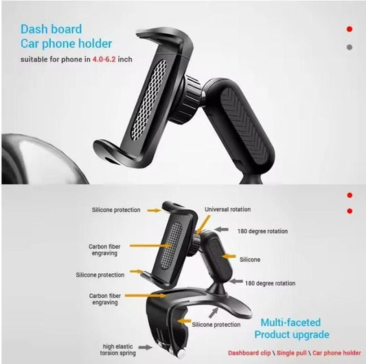360° Rotation Car Phone Holder Mount